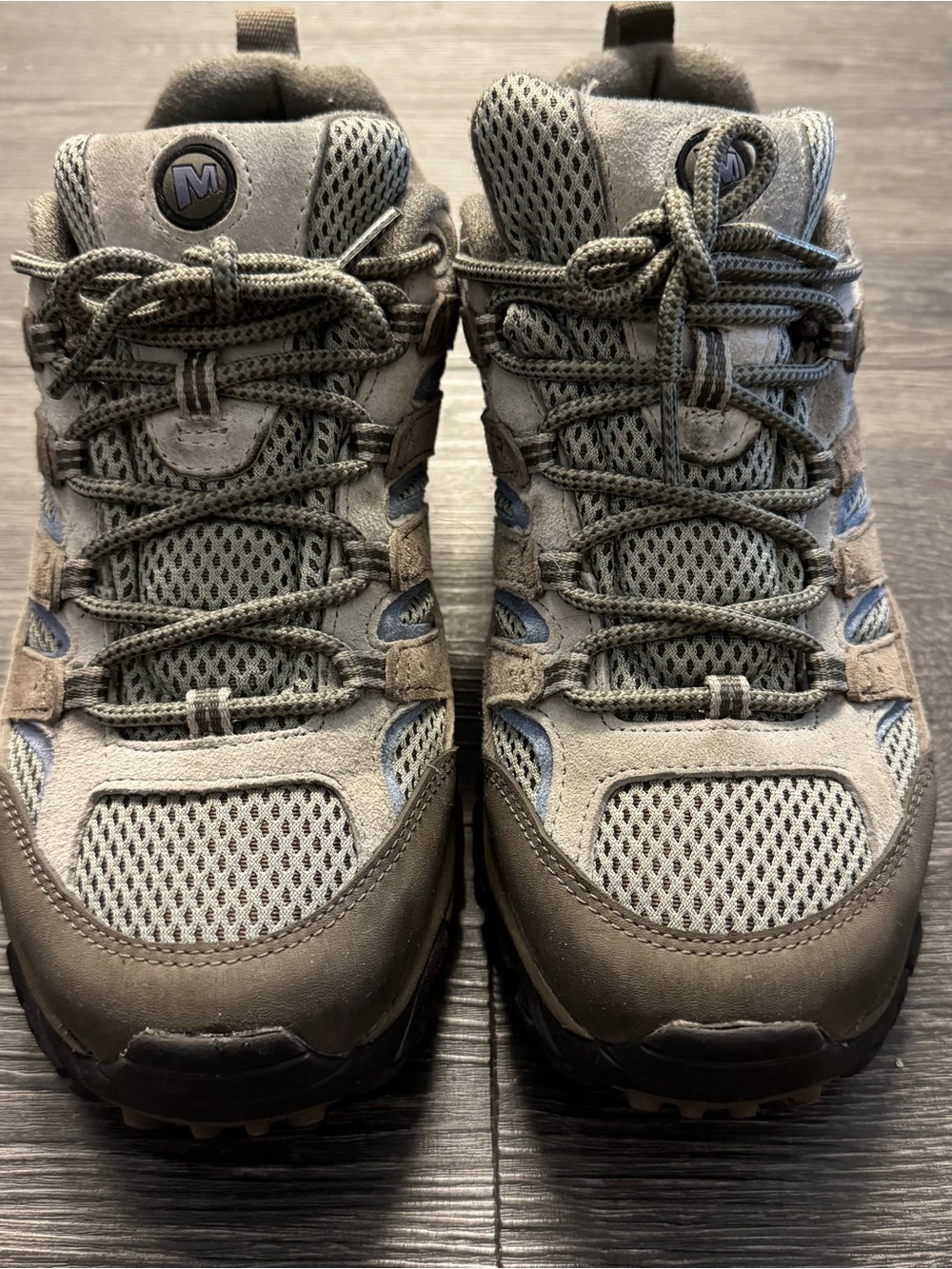 Merrell Gray and Tan Women's Trail Sneakers